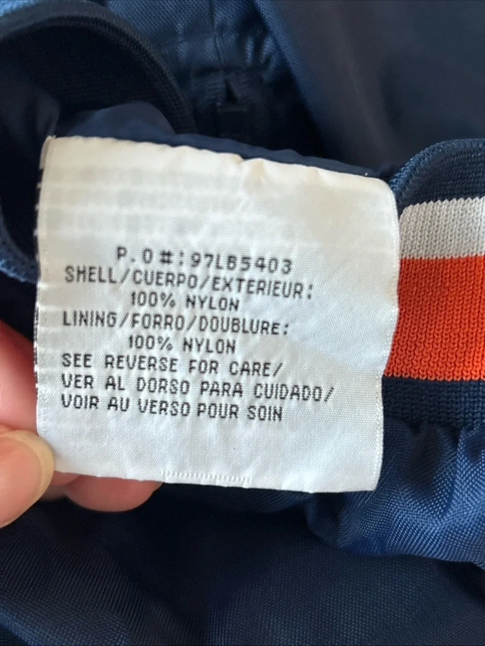Vintage 90s Boys XL (18) NFL Pro Line Denver Broncos pullover windbreaker Vneck